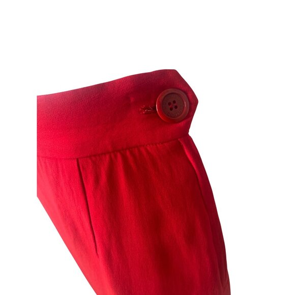 Moschino Red Skirt Ladies Size SMALL Made In Italy Chic Couture Designer - Picture 3 of 6